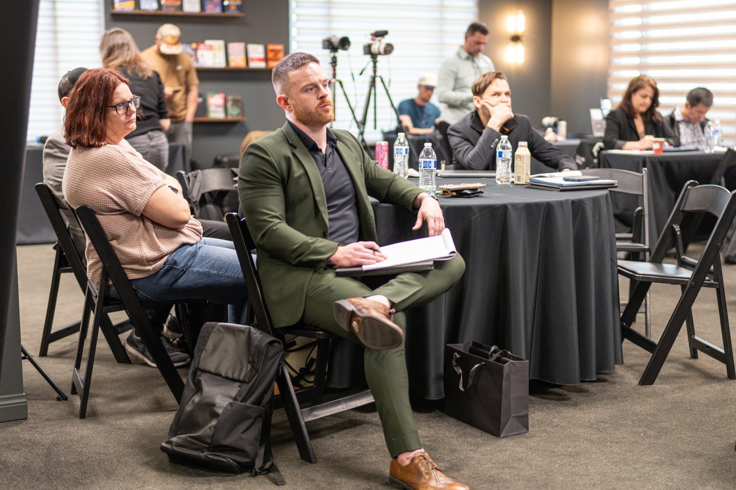 Attendees listening during the March 2026 gathering